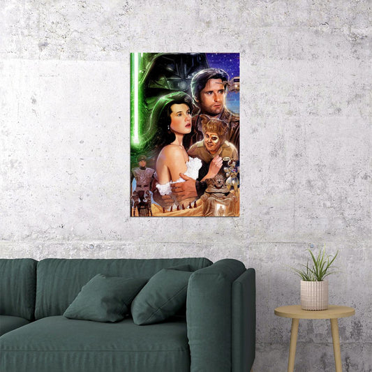 Spaceballs Movie Spaceship Poster Wall Art Print Home Wall Decor - xonomax