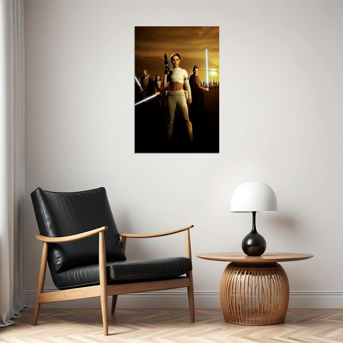 Star Wars Ii Attack Of The Clones 2002 Movie Poster Wall Art Print Home Wall Decor - xonomax