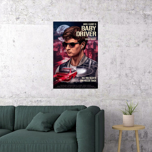 Baby Driver Adventure Car Poster Wall Art Print Home Wall Decor - xonomax