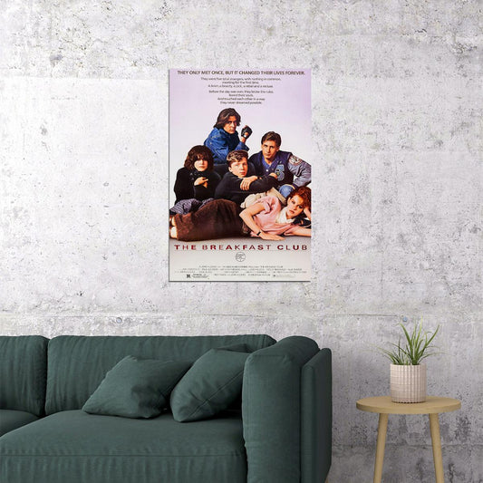 The Breakfast Club Movie Poster Wall Art Print Home Wall Decor - xonomax