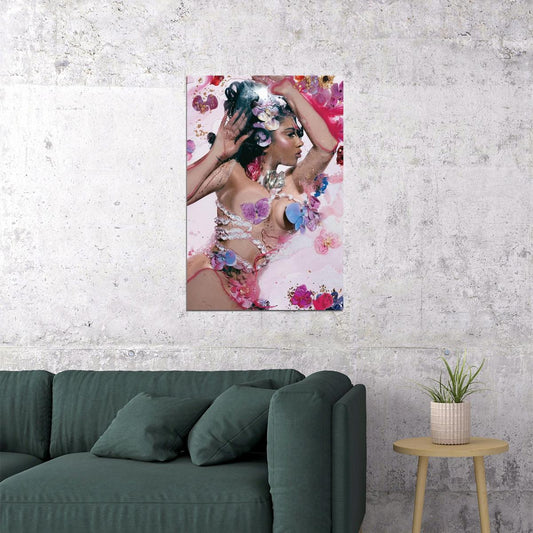 Kali Uchis Orquídeas Celebrity American Singer Album Poster Wall Art Print Home Wall Decor - xonomax
