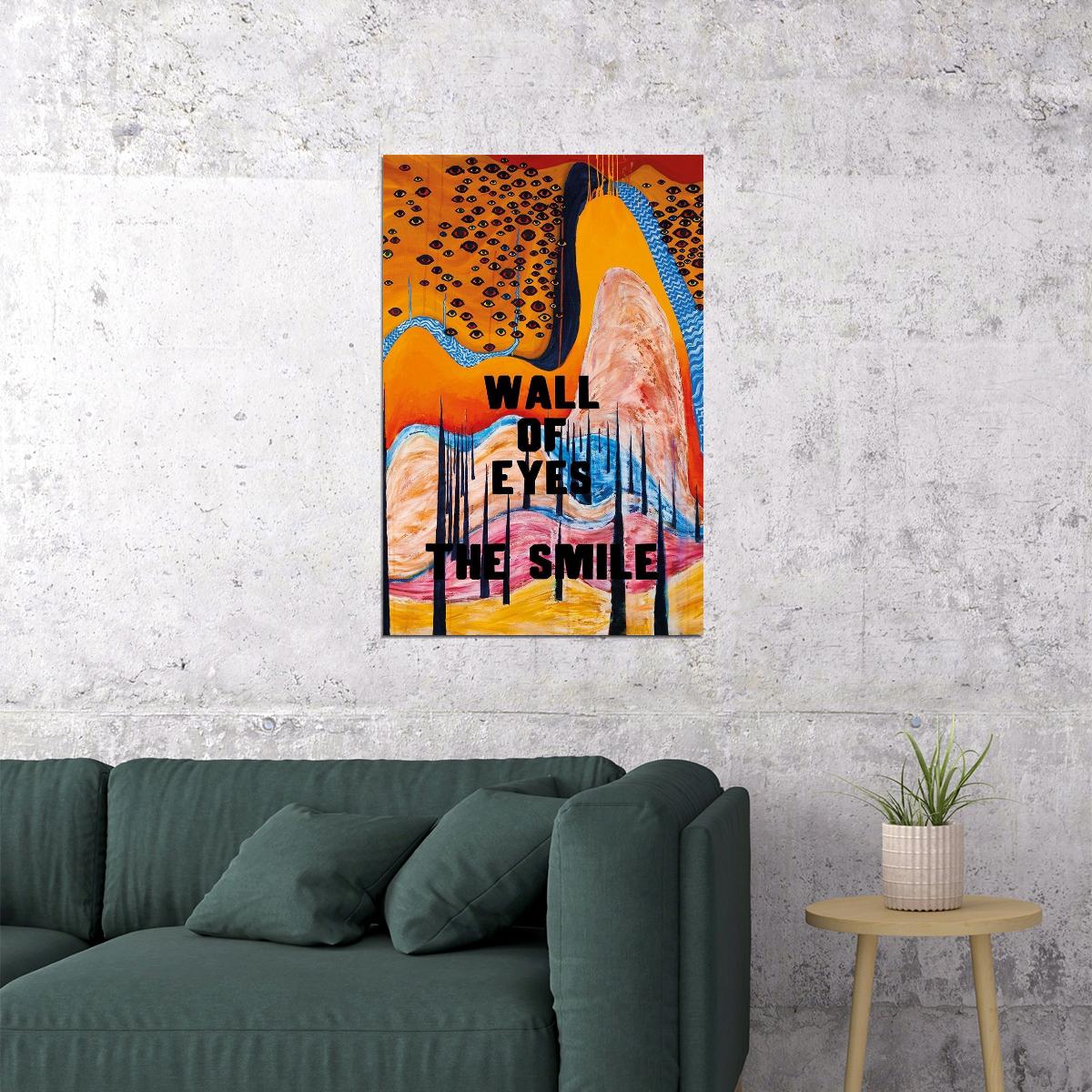 The Smile Wall Of Eyes British Rock Music Band Poster Wall Art Print Home Wall Decor - xonomax