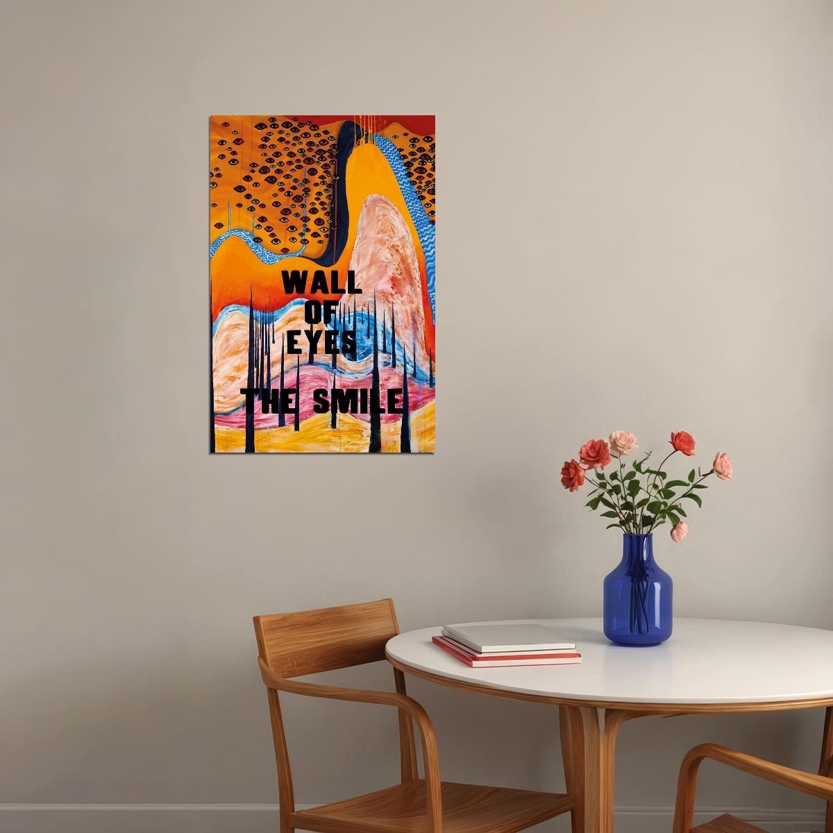 The Smile Wall Of Eyes British Rock Music Band Poster Wall Art Print Home Wall Decor - xonomax