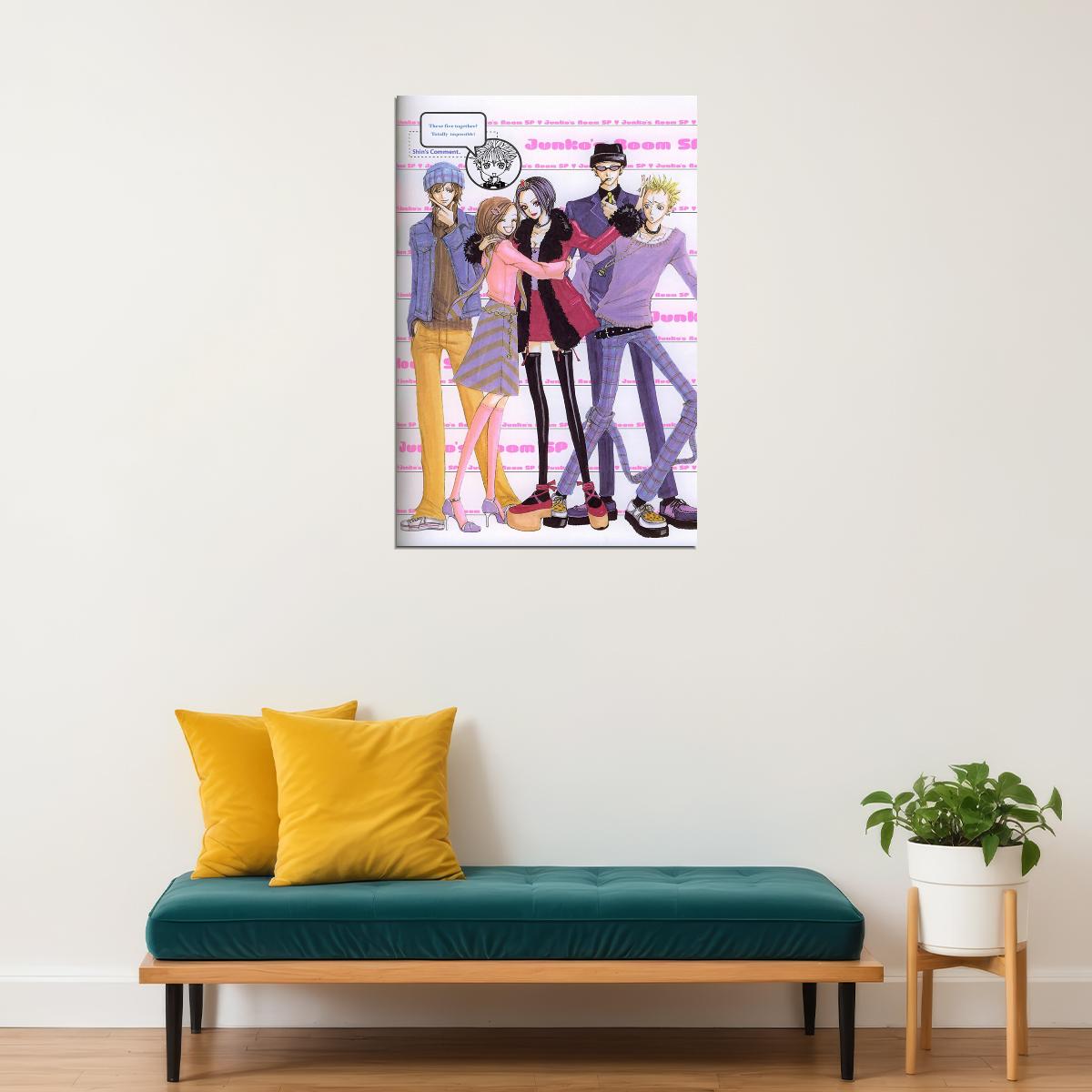 Classic Nana Japan Comedy Drama Anime Tv Series Poster Wall Art Print Home Wall Decor - xonomax