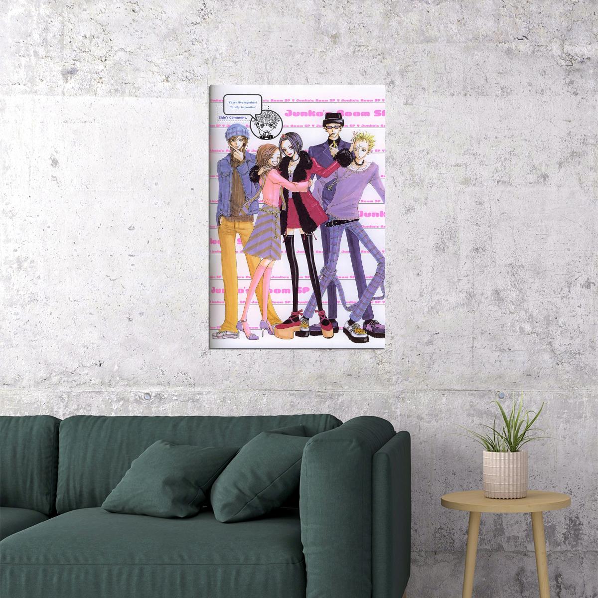 Classic Nana Japan Comedy Drama Anime Tv Series Poster Wall Art Print Home Wall Decor - xonomax