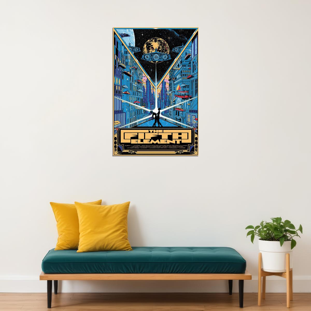 The Fifth Element Movie Alternate Version Action Poster Wall Art Print Home Wall Decor - xonomax