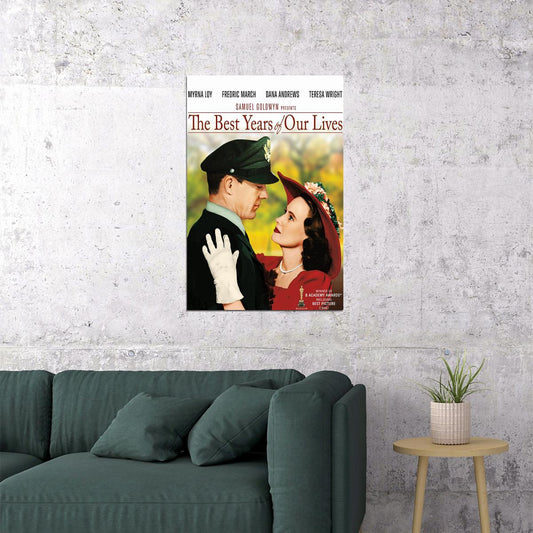 The Best Years Of Our Lives Movie Drama Romance War Poster Wall Art Print Home Wall Decor - xonomax