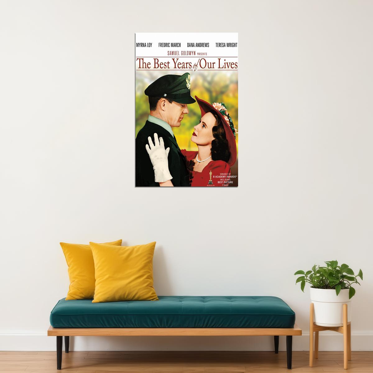 The Best Years Of Our Lives Movie Drama Romance War Poster Wall Art Print Home Wall Decor - xonomax