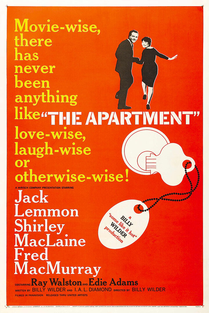 The Apartment Movie Comedy Drama Romance Poster Wall Art Print Home Wall Decor - xonomax