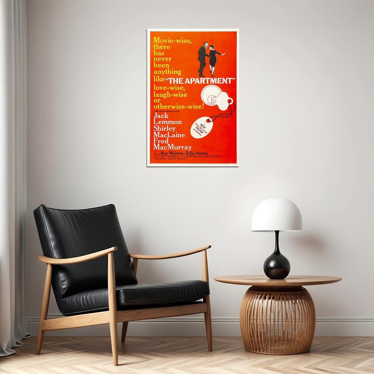 The Apartment Movie Comedy Drama Romance Poster Wall Art Print Home Wall Decor - xonomax