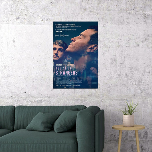 All Of Us Strangers Movie Drama Fantasy Romance Poster Wall Art Print Home Wall Decor - xonomax
