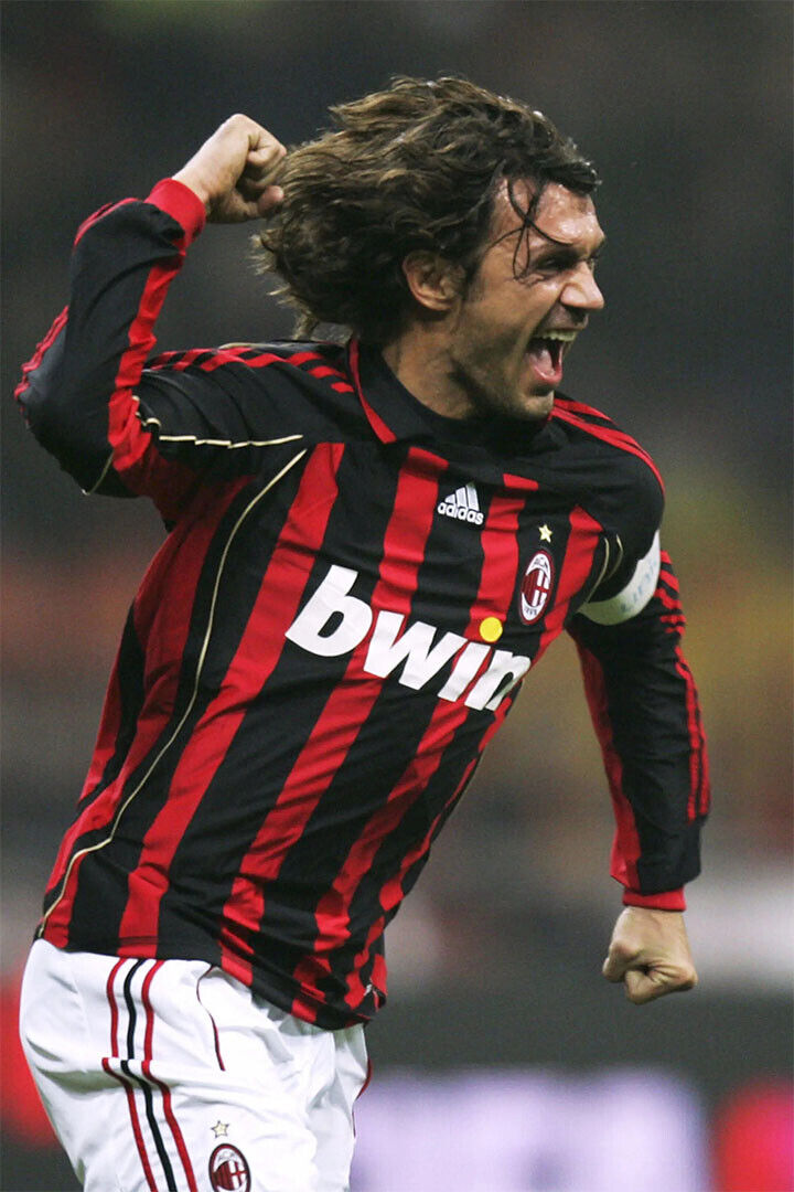 Paolo Maldini Former Italy Football Player Poster Wall Art Print Home Wall Decor - xonomax