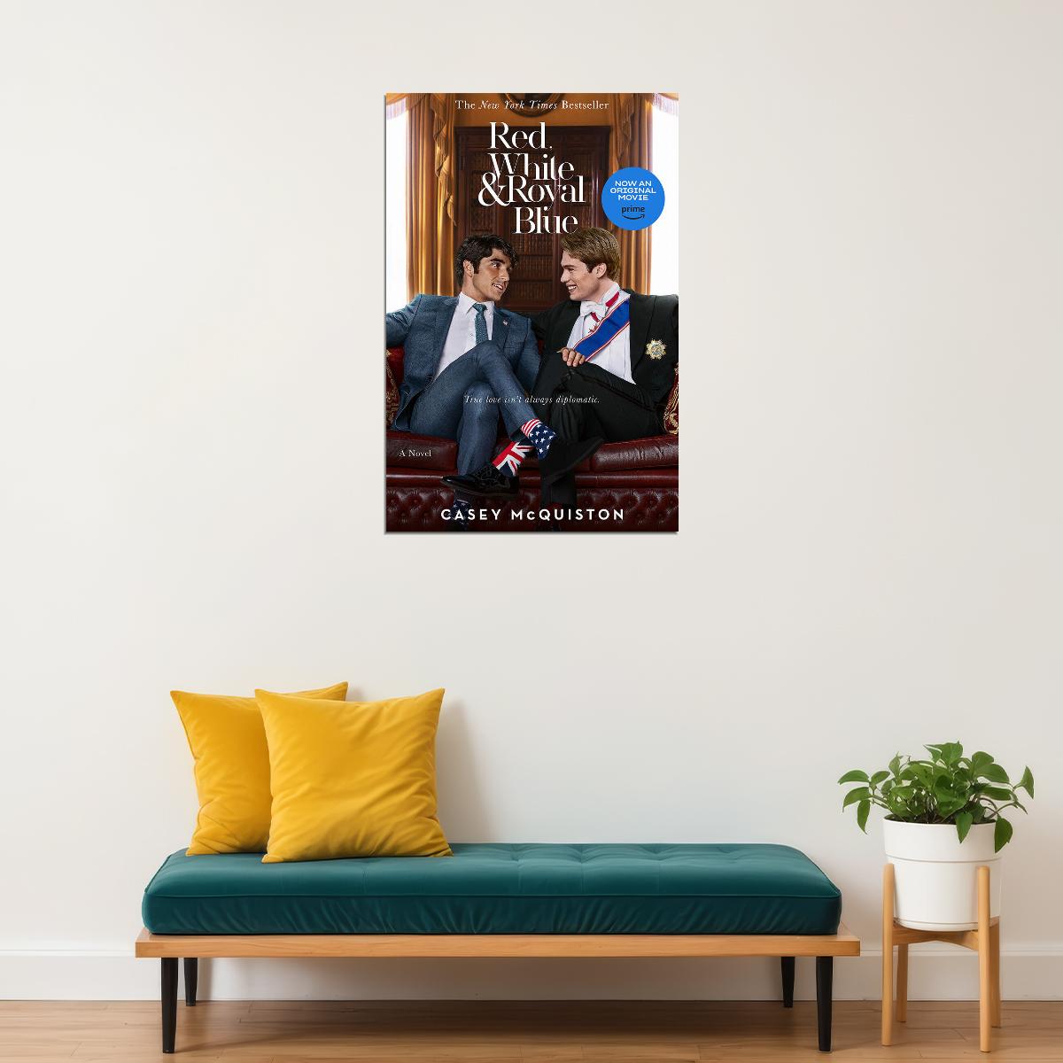 Red White And Royal Blue Movie Comedy Romantic Poster Wall Art Print Home Wall Decor - xonomax