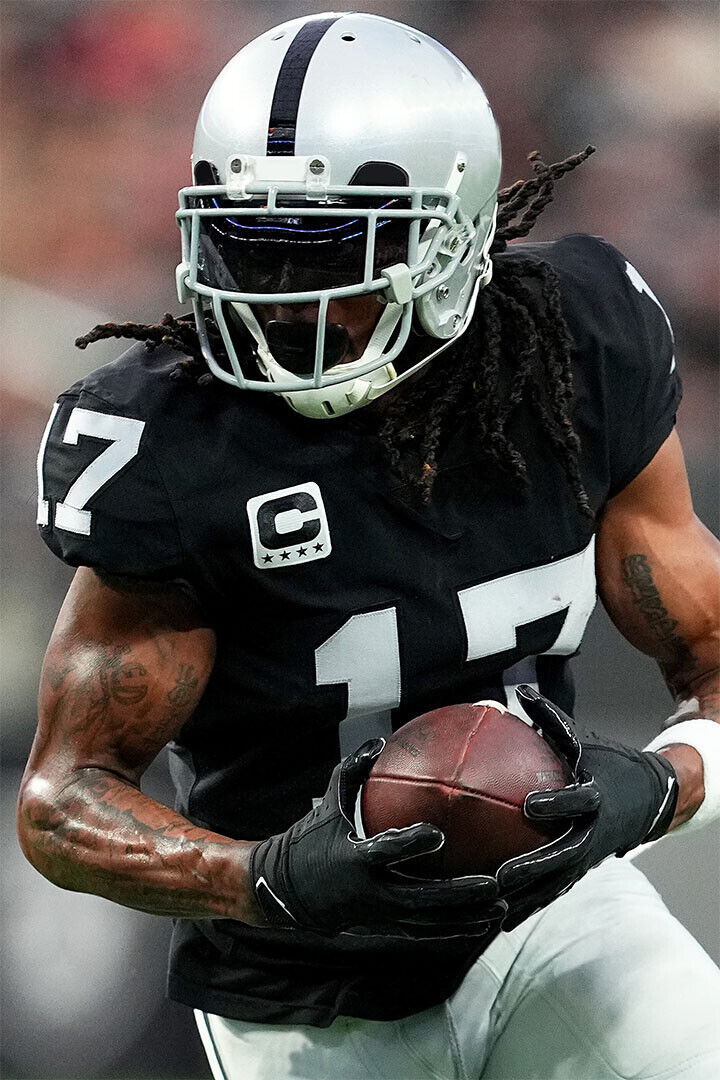 Davante Adams Las Vegas Raiders American Football Player Poster Wall Art Print Home Wall Decor - xonomax