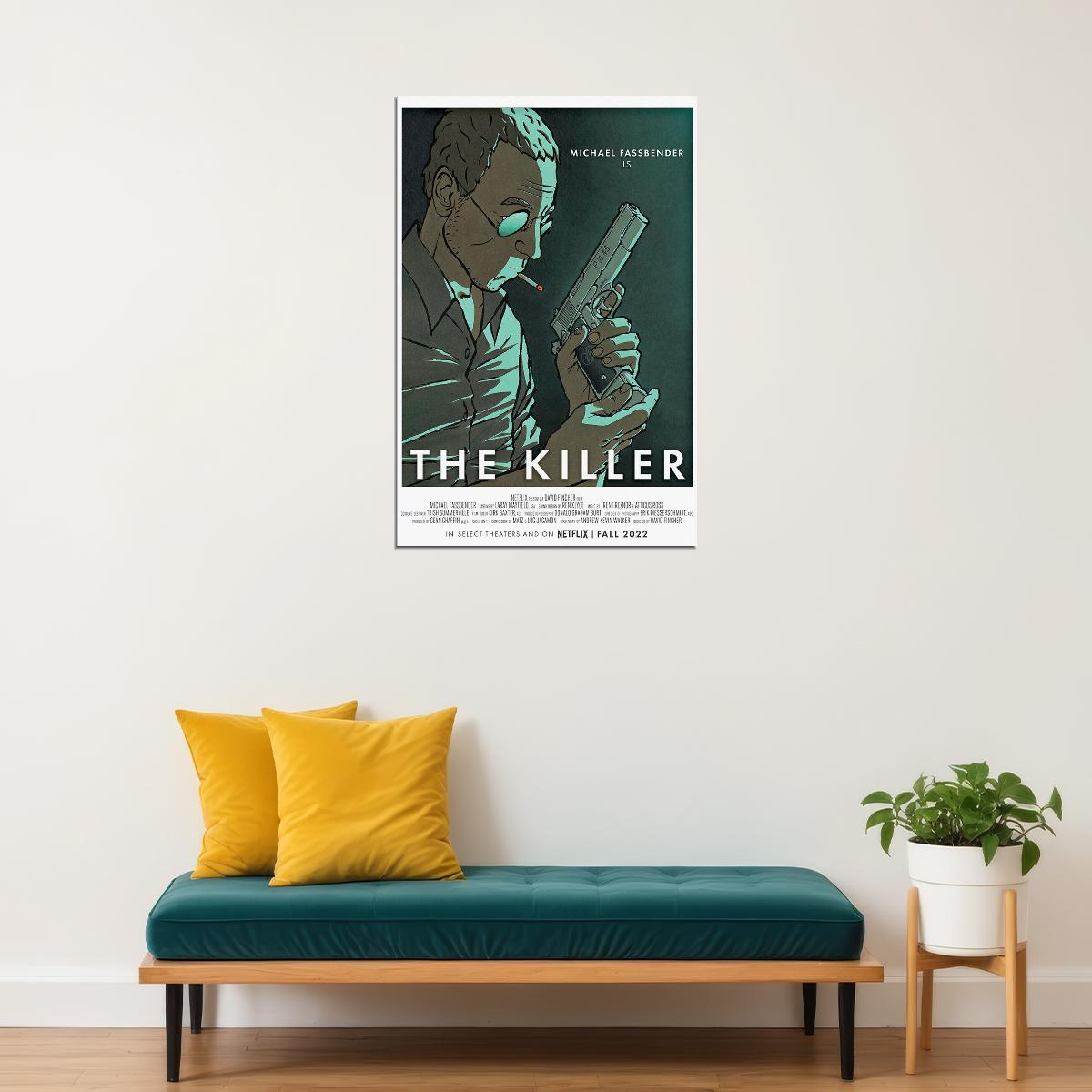The Killer 2023 Movie Action Adventure Crime Poster Wall Art Print Home Wall Decor - xonomax