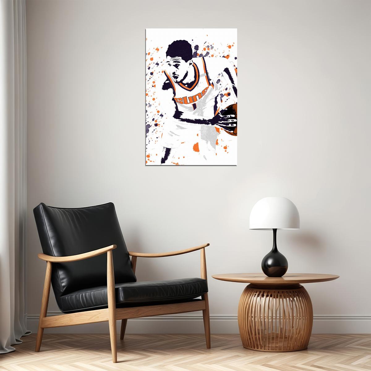 Devin Booker Phoenix Suns Basketball Star Player Poster Wall Art Print Home Wall Decor - xonomax