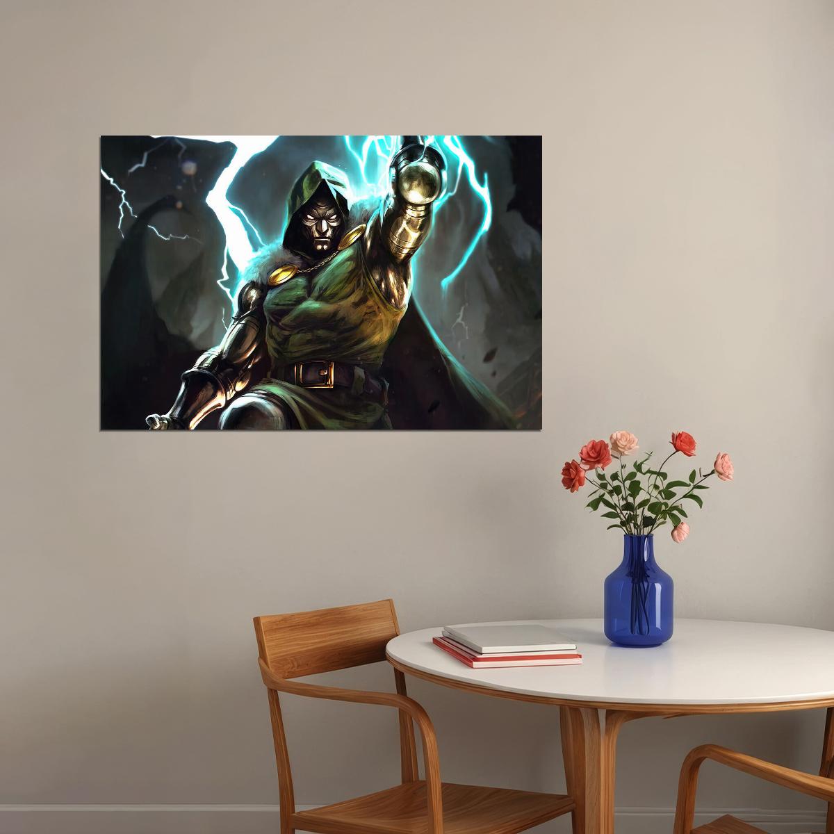 Doctor Doom Movie Action Fantastic Adventure Poster Wall Art Print Home Wall Decor - xonomax