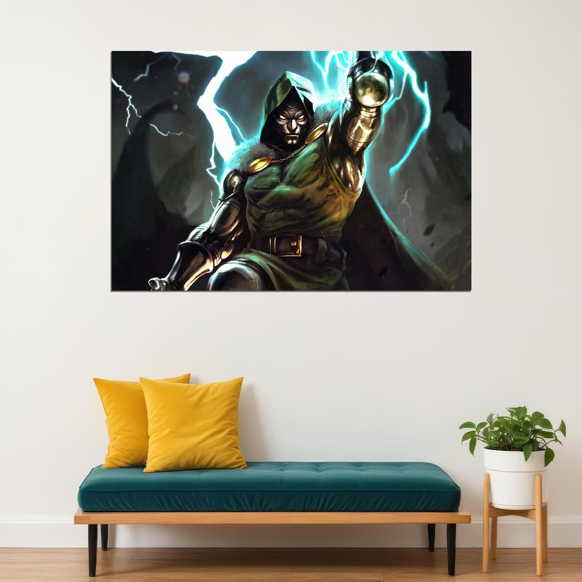 Doctor Doom Movie Action Fantastic Adventure Poster Wall Art Print Home Wall Decor - xonomax