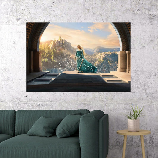 The Rings Of Power Galadriel Movie Action Character Poster Wall Art Print Home Wall Decor - xonomax