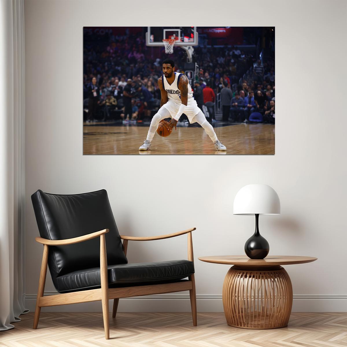 Dallas Mavericks National Basketballer Kyrie Irving Poster Wall Art Print Home Wall Decor - xonomax