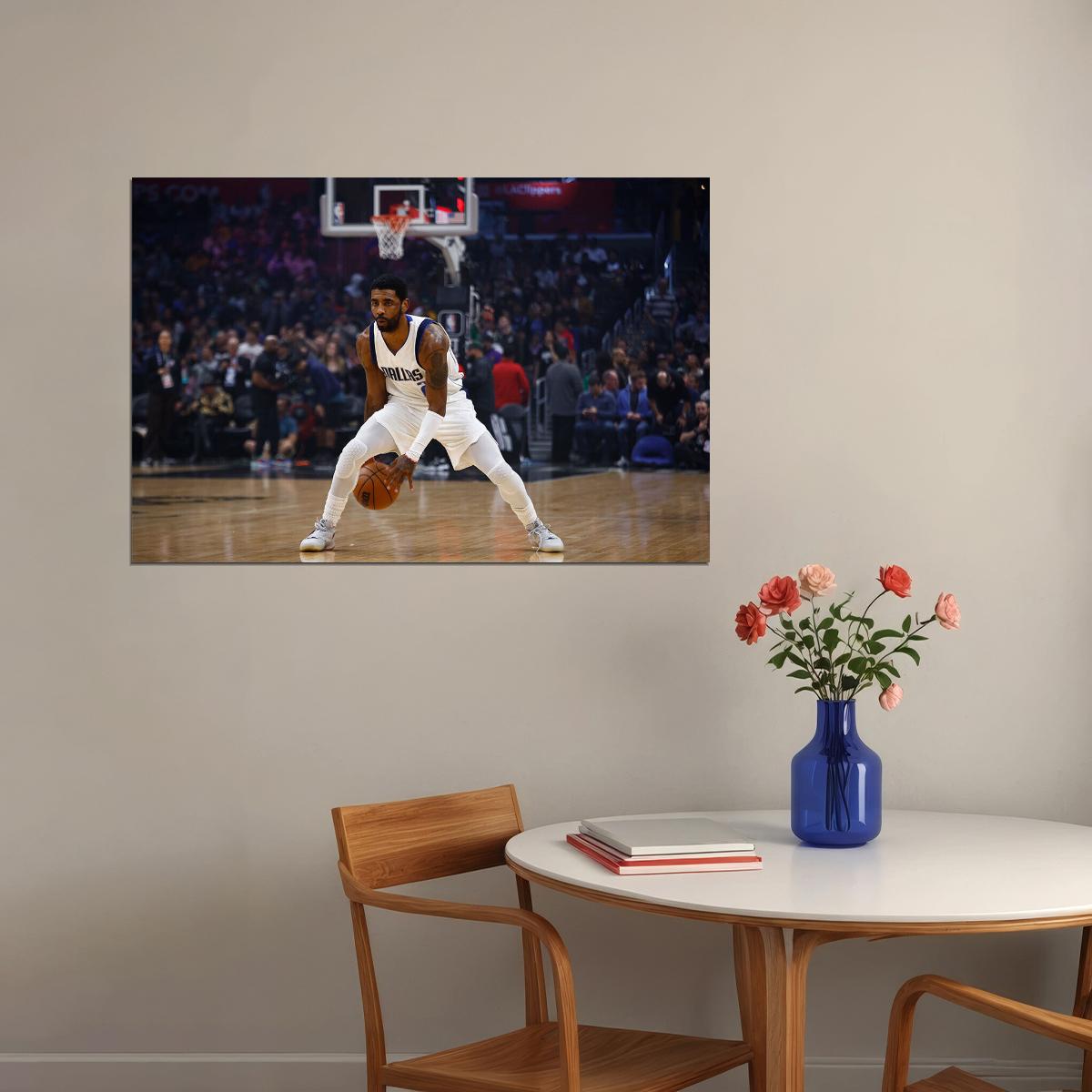 Dallas Mavericks National Basketballer Kyrie Irving Poster Wall Art Print Home Wall Decor - xonomax