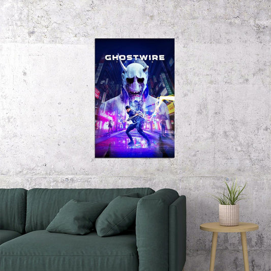Ghostwire: Tokyo Video Games Excitement Action Poster Wall Art Print Home Wall Decor - xonomax