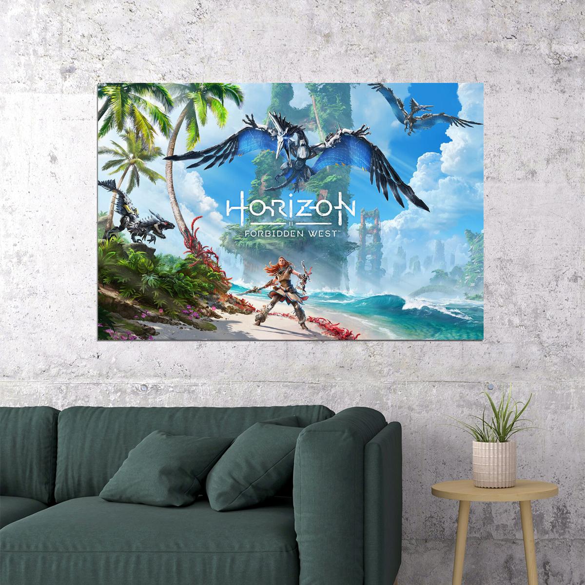 Horizon Forbidden West Video Game Action Role Playing Poster Wall Art Print Home Wall Decor