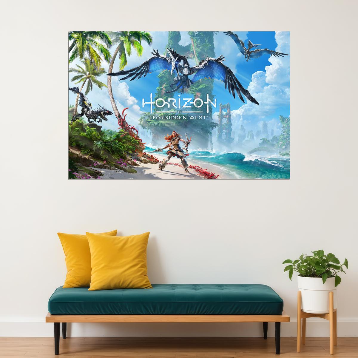 Horizon Forbidden West Video Game Action Role Playing Poster Wall Art Print Home Wall Decor