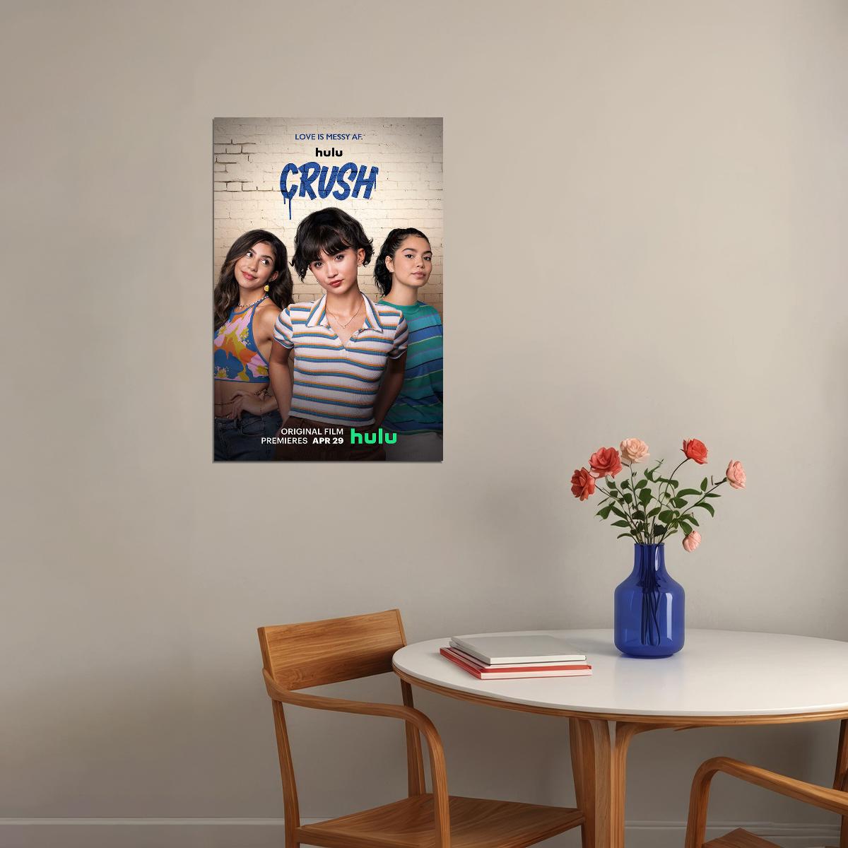 Crush 2022 Romance Comedy Cinema Movie Poster Wall Art Print Home Wall Decor - xonomax