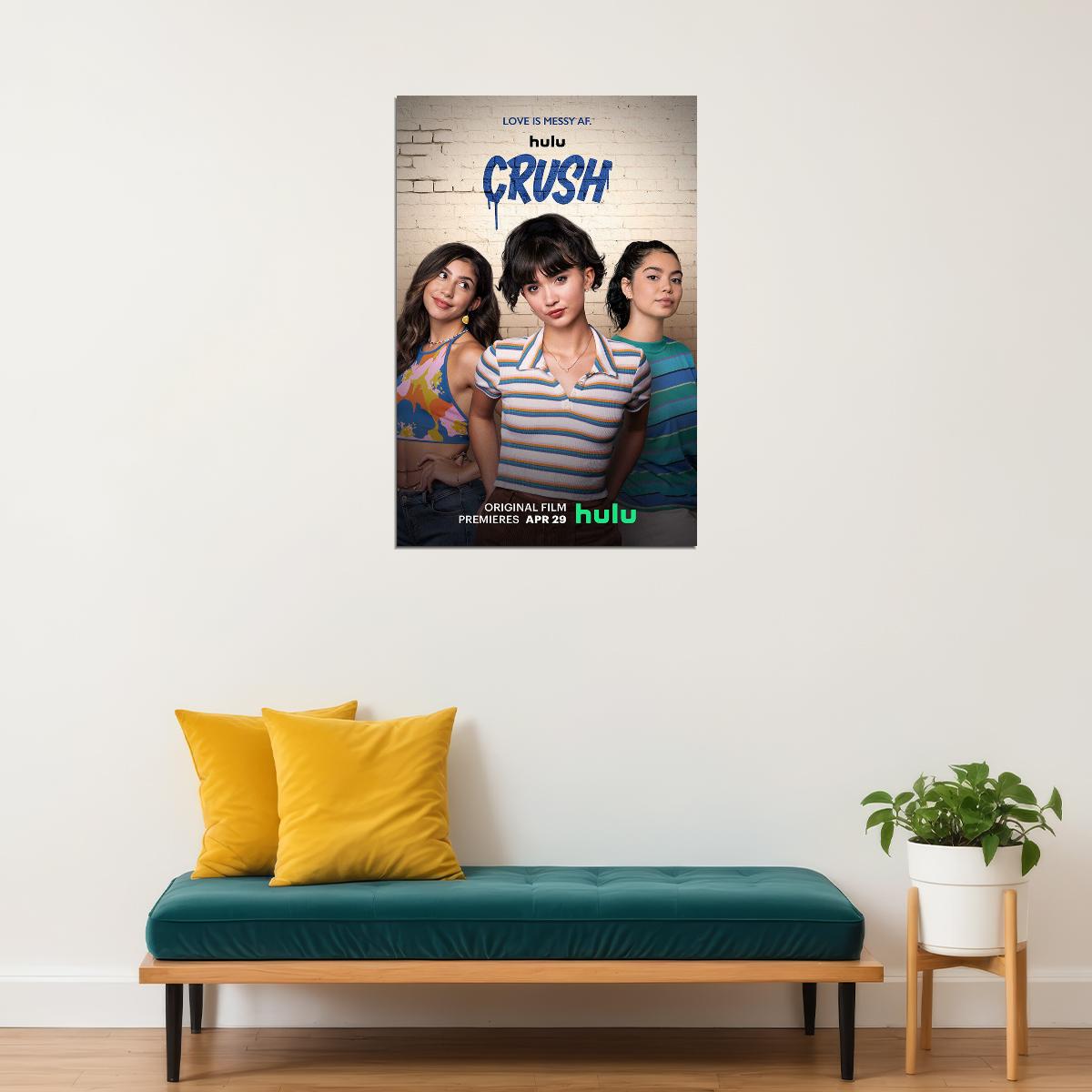 Crush 2022 Romance Comedy Cinema Movie Poster Wall Art Print Home Wall Decor - xonomax