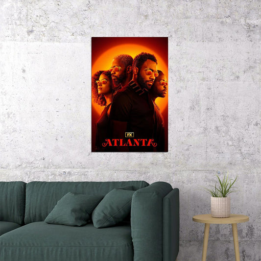Atlanta Comedy Drama Tv Series Movie Poster Wall Art Print Home Wall Decor - xonomax