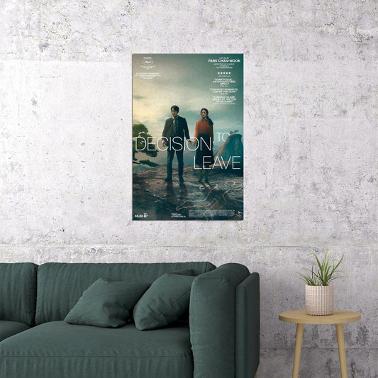 Decision To Leave Crime Mystery Movie Poster Wall Art Print Home Wall Decor - xonomax