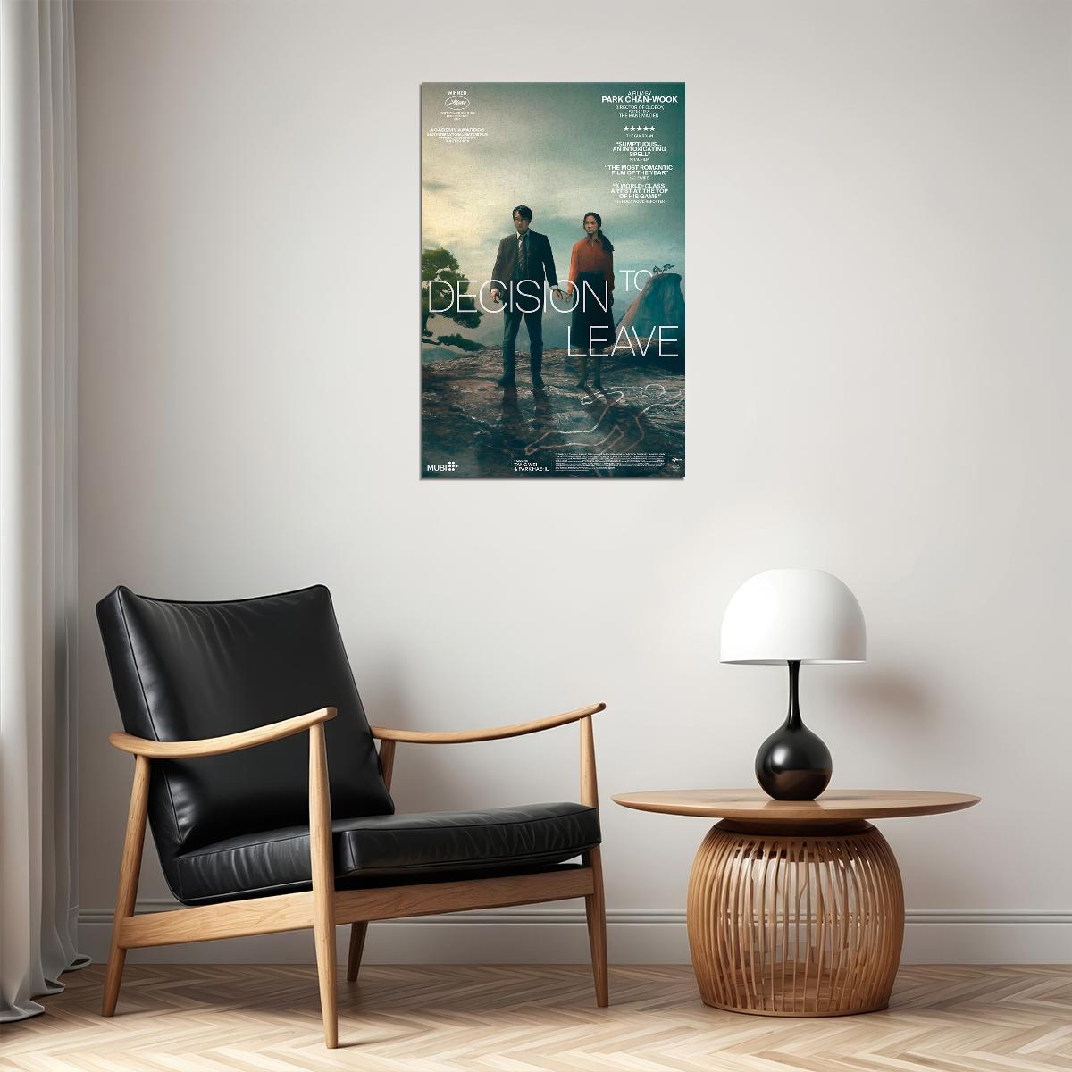 Decision To Leave Crime Mystery Movie Poster Wall Art Print Home Wall Decor - xonomax