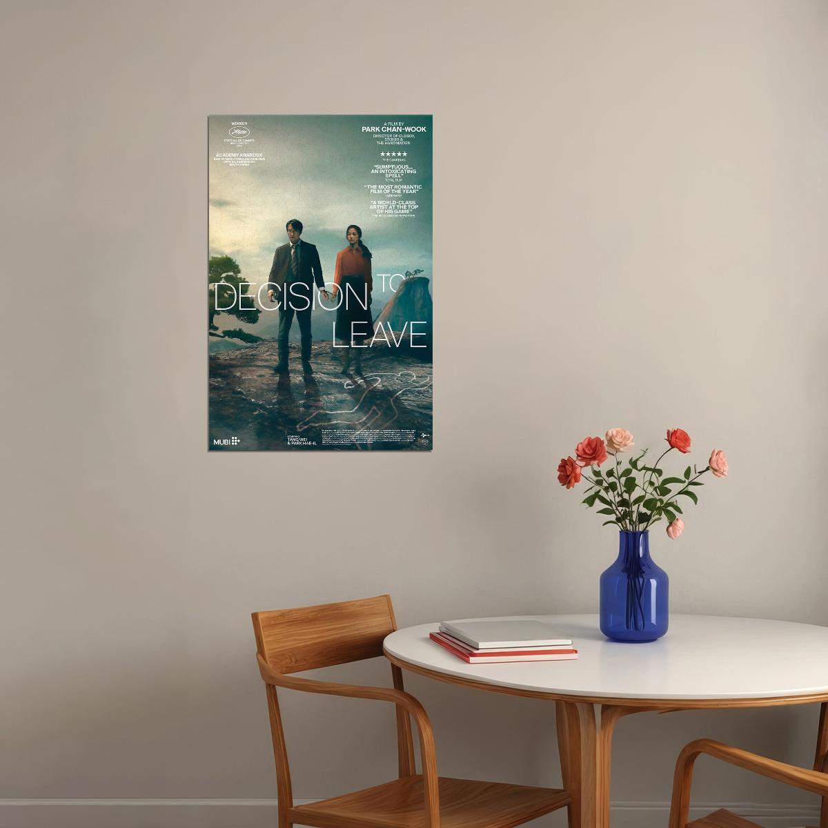 Decision To Leave Crime Mystery Movie Poster Wall Art Print Home Wall Decor - xonomax