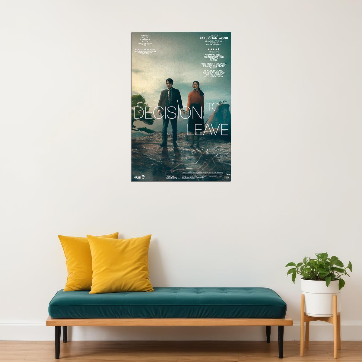 Decision To Leave Crime Mystery Movie Poster Wall Art Print Home Wall Decor - xonomax