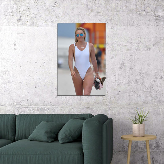 Lindsey Vonn Celebrity Female Skiers Sports Poster Wall Art Print Home Wall Decor - xonomax