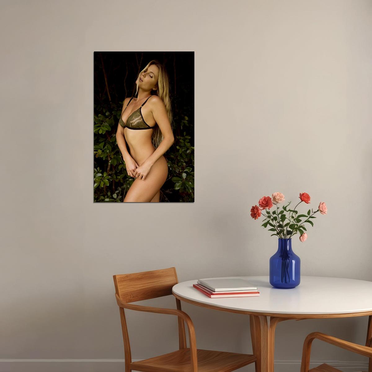Alana Blanchard Swimsuit Sports Model Artist Poster Wall Art Print Home Wall Decor - xonomax