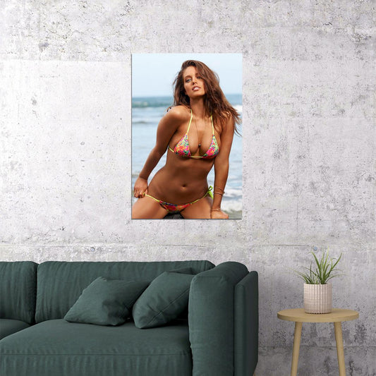 Emily Didonato Sexy Swimsuit Model Underwear Poster Wall Art Print Home Wall Decor - xonomax