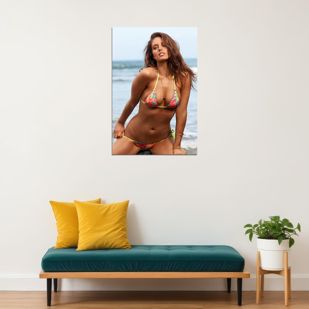 Emily Didonato Sexy Swimsuit Model Underwear Poster Wall Art Print Home Wall Decor - xonomax