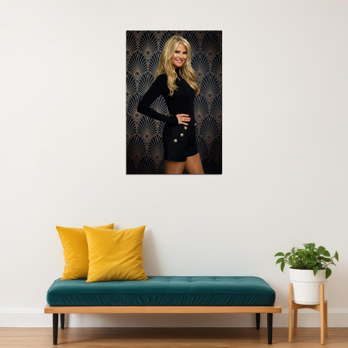 Christie Brinkley 80s 90s Cinema Actor Model Poster Wall Art Print Home Wall Decor - xonomax