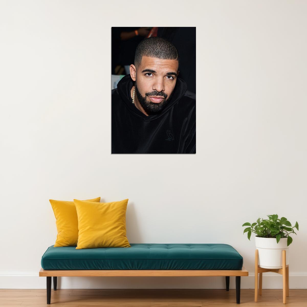 Drake Celebrity Singer Rap Music Artist Poster Wall Art Print Home Wall Decor - xonomax