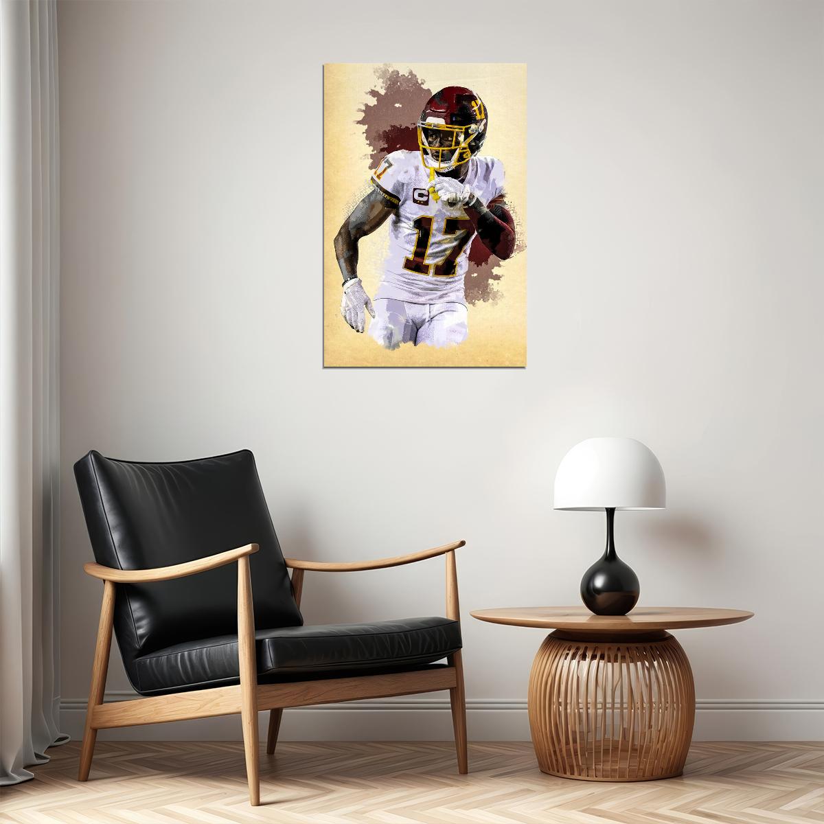 Washington Commanders Terry Mclaurin American Football Poster Wall Art Print Home Wall Decor - xonomax