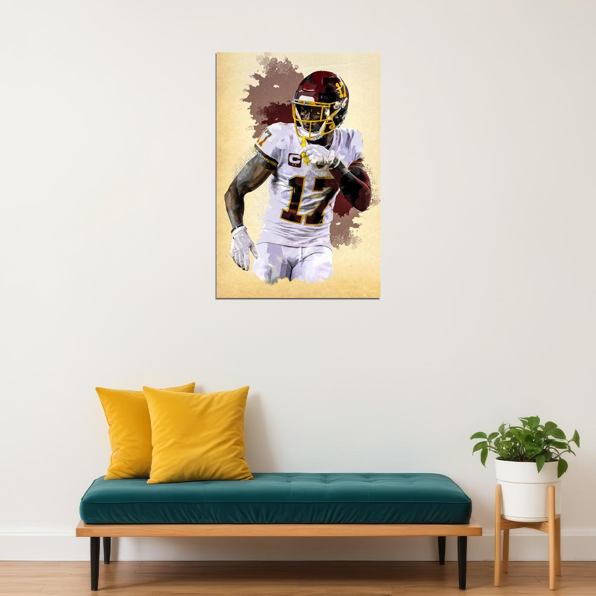 Washington Commanders Terry Mclaurin American Football Poster Wall Art Print Home Wall Decor - xonomax