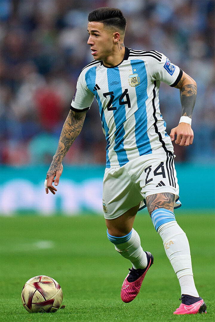 Enzo Fernandez Argentina National Team World Cup Poster Wall Art Print Home Wall Decor - xonomax