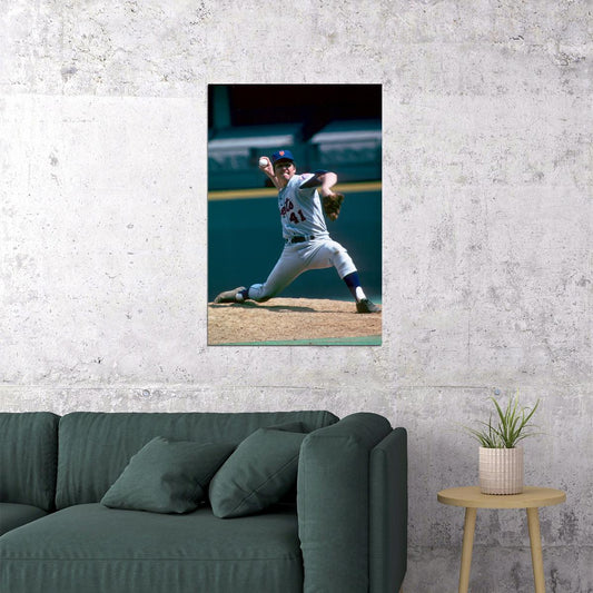 Tom Seaver Vintage American Baseball Athlete Sports Poster Wall Art Print Home Wall Decor - xonomax