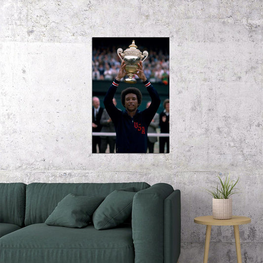 Arthur Ashe Celebrity American Tennis Sports Poster Wall Art Print Home Wall Decor - xonomax