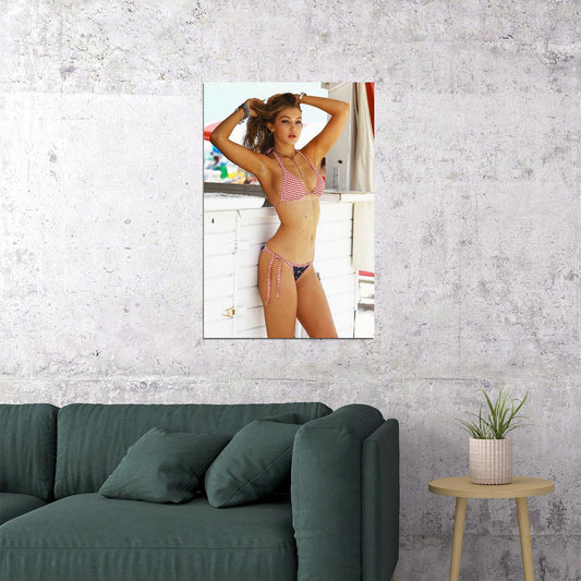 Gigi Hadid Celebrity Model Cinema Actress Poster Wall Art Print Home Wall Decor - xonomax