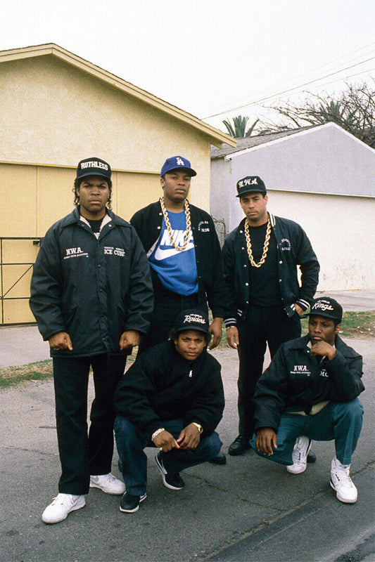 Eazy E And Dr Dre Nwa Celebrity Music Band Singer Poster Wall Art Print Home Wall Decor - xonomax