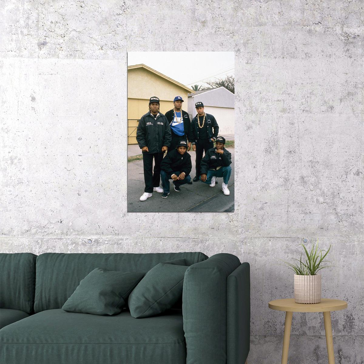 Eazy E And Dr Dre Nwa Celebrity Music Band Singer Poster Wall Art Print Home Wall Decor - xonomax