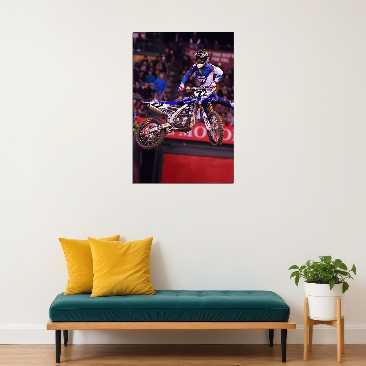 Chad Reed Motorcycle Cross Country Racing Poster Wall Art Print Home Wall Decor - xonomax